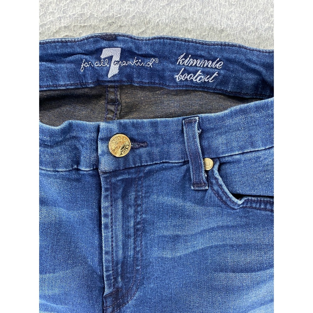 7 For All Mankind Kimmie Bootcut Jeans Womens Size 32 (29x34) Flare Country Boot - Picture 6 of 11